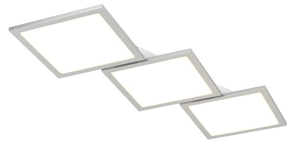 Plafoniera Lucande, Ilira, dimmerabile, Metallizzato, Cucina, Alluminio, Moderno