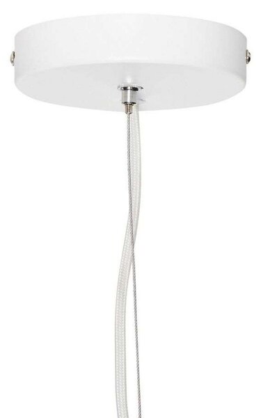 Lampada a sospensione Hübsch, Bianco, Soggiorno, Metallo