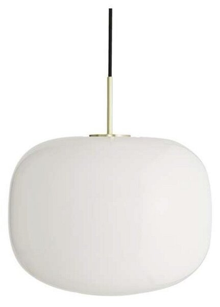 Cuscino Lampada a Sospensione Large Black/Brass - Antidark
