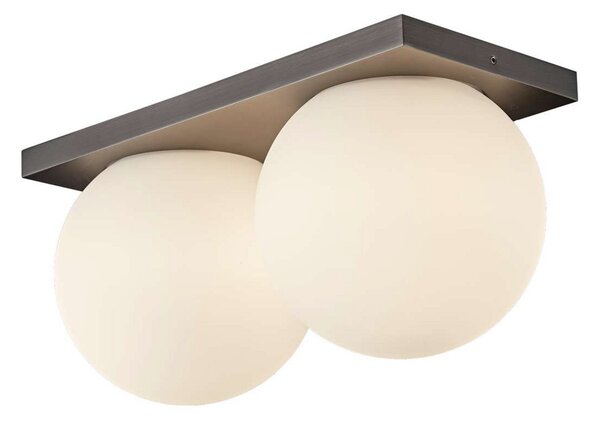 Plafoniera ANTIDARK, dimmerabile, Bianco, Soggiorno, Vetro