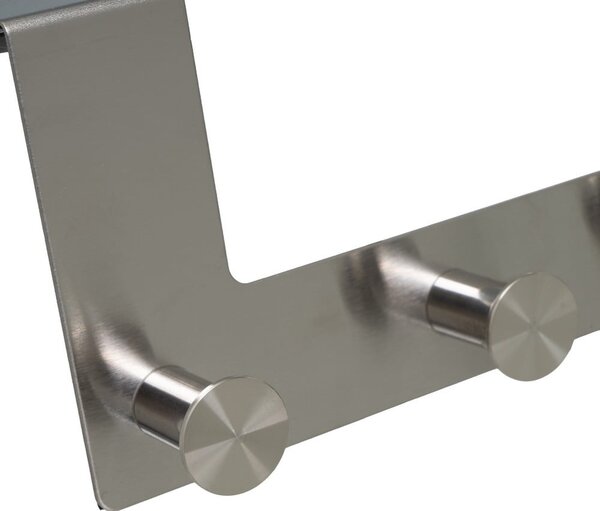 Appendiabiti in metallo argento opaco 35 cm - Casa Selección