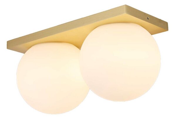 Plafoniera ANTIDARK, dimmerabile, Bianco, Soggiorno, Vetro