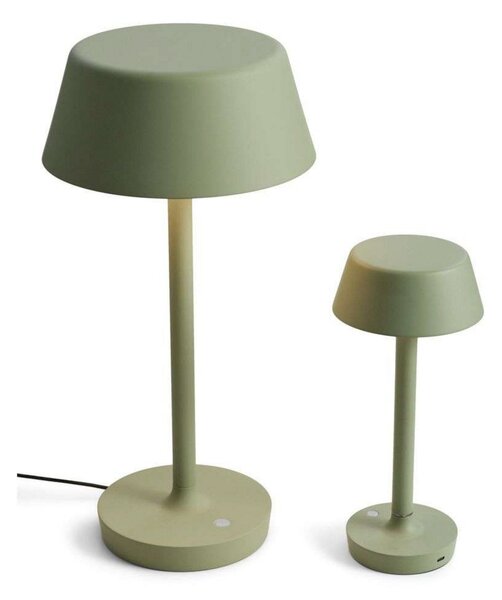Lampade da tavolo ANTIDARK, dimmerabile, Verde, Soggiorno, Alluminio