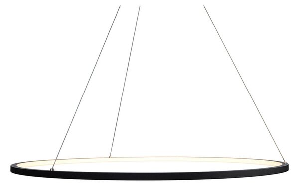 Lampada a sospensione ANTIDARK, Nero, Sala da pranzo, Alluminio
