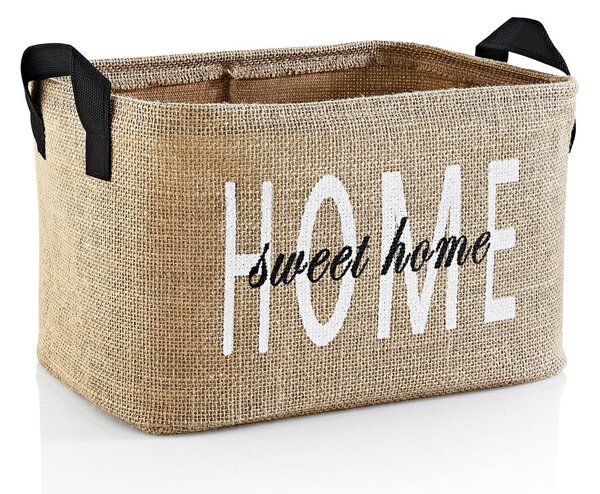 Cestino in iuta 30x22x30 cm - Mioli Decor