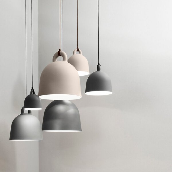 Lampada a sospensione Normann Copenhagen, Beige, Soggiorno, Alluminio