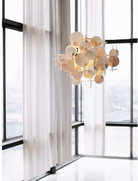 Lampada a sospensione Normann Copenhagen, Beige, Soggiorno, Legno