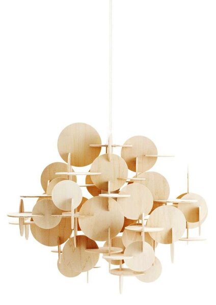 Lampada a sospensione Normann Copenhagen, Beige, Soggiorno, Legno