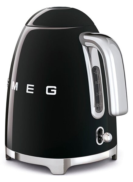 Bollitore in acciaio inox nero da 1,7 l Retro Style - SMEG
