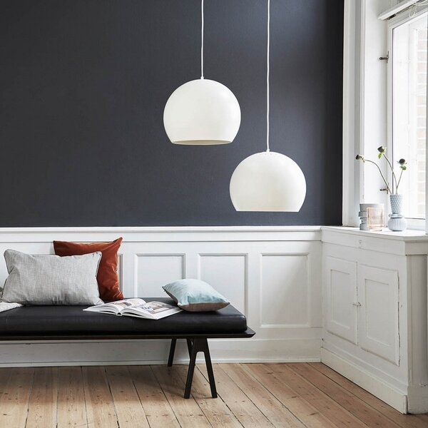 Lampada a sospensione FRANDSEN, Ball, dimmerabile, Bianco, Soggiorno, Metallo, Design