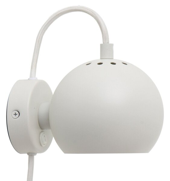 Applique da parete FRANDSEN, Ball Magnet, Bianco, Soggiorno, Metallo, Design