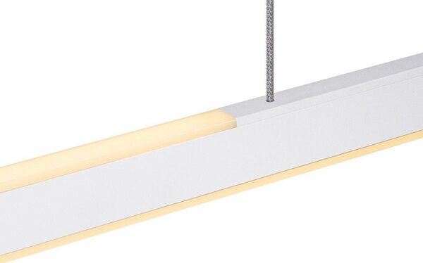 Lampada a sospensione SLV, One Linear, dimmerabile, Bianco, Cucina, Metallo, Moderno
