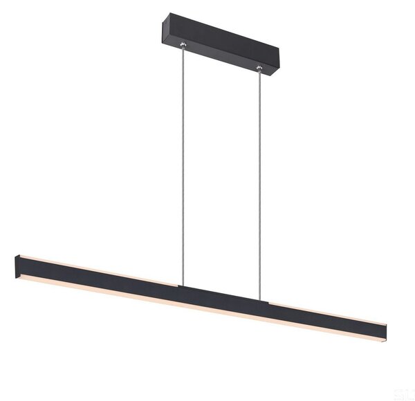 Lampada a sospensione SLV, One Linear, dimmerabile, Nero, Cucina, Metallo, Moderno
