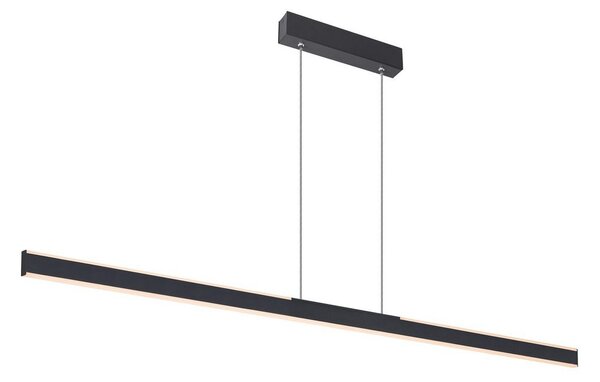 Lampada a sospensione SLV, One Linear, dimmerabile, Nero, Cucina, Metallo, Moderno