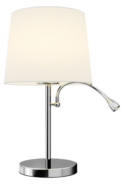 Lampade da tavolo Lindby, Benjiro, Metallizzato, Soggiorno, Tessuto / Tessile, Moderno
