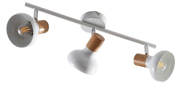 Plafoniera Lindby, Fridolin, dimmerabile, Bianco, Cucina, Metallo, Moderno
