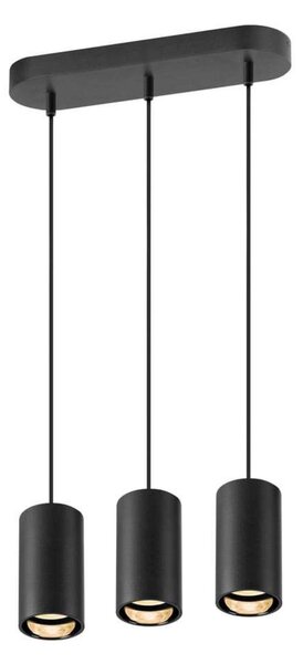 Lampada a sospensione SLV, Nero, Sala da pranzo, Alluminio
