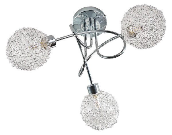 Plafoniera Lindby, Ticino, dimmerabile, Metallizzato, Corridoio, Metallo, Moderno