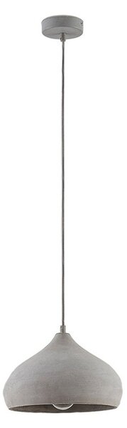 Lampada a sospensione Lindby, Morton, dimmerabile, Grigio, Soggiorno, Cemento, Moderno