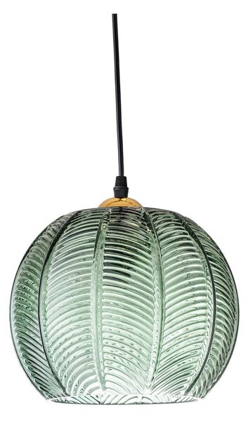 Lampadario a sospensione verde con paralume in vetro ø 22 cm Adar - Bloomingville
