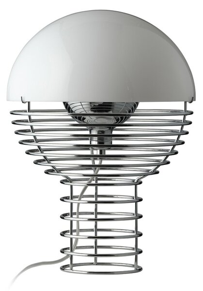 Lampade da tavolo Verpan, Wire Small, Metallizzato, Soggiorno, Metallo, Design