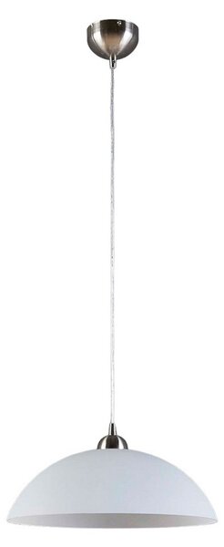 Lampada a sospensione Lindby, Valeria, dimmerabile, Bianco, Cucina, Vetro, Moderno