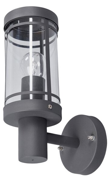 Lampade da esterno Lindby, Djori, Grigio, Balcone, Acciaio inossidabile, Moderno