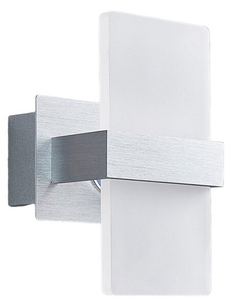 Applique da parete Lindby, Yorick, Bianco, Camera da letto, Plastica, Moderno