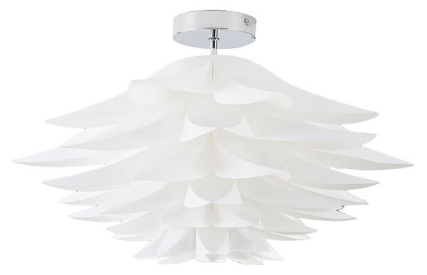 Plafoniera Lindby, Rimon, dimmerabile, Bianco, Soggiorno, Plastica, Moderno