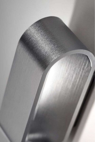 Applique da parete LIGHT-POINT, dimmerabile, Metallizzato, Soggiorno, Alluminio