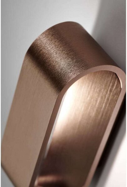 Applique da parete LIGHT-POINT, dimmerabile, Bronzo / Ottone anticato, Soggiorno, Alluminio