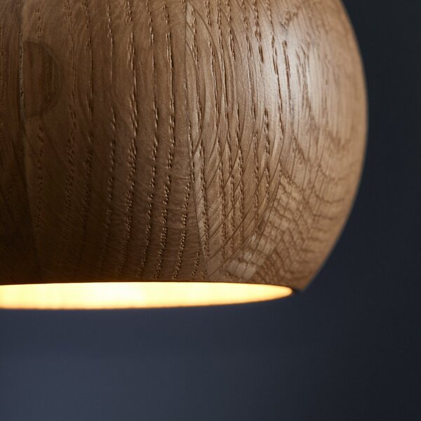 Lampada a sospensione FRANDSEN, Ball, dimmerabile, Legno, Soggiorno, Legno, Design