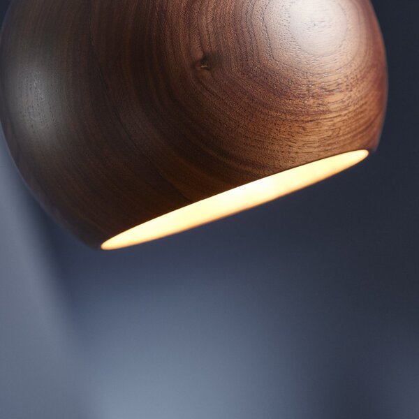 Lampada a sospensione FRANDSEN, Ball, dimmerabile, Legno, Soggiorno, Legno, Design