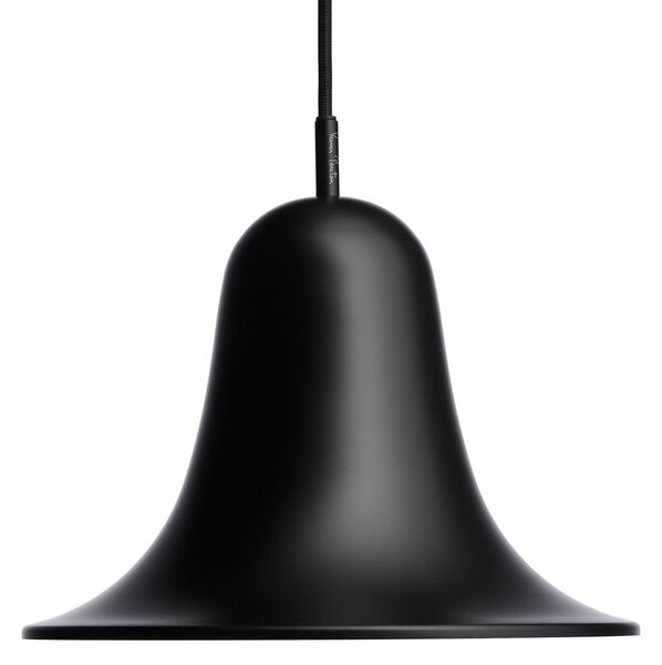 Lampada a sospensione Verpan, Pantop, dimmerabile, Nero, Soggiorno, Metallo, Design