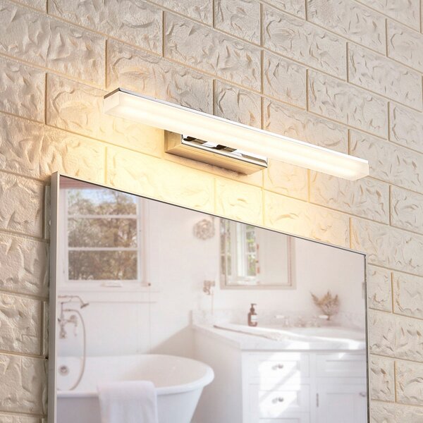 Applique da parete Lucande, Julie, Metallizzato, Bagno, Metallo, Moderno