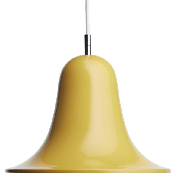 Lampada a sospensione Verpan, Pantop, dimmerabile, Giallo, Soggiorno, Metallo, Design