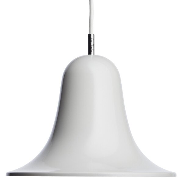 Lampada a sospensione Verpan, Pantop, dimmerabile, Grigio, Soggiorno, Metallo, Design