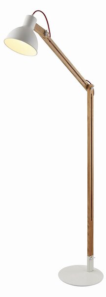 Lampada da terra Lindby, Shivanja, Legno, Studio / Ufficio, Legno, Moderno