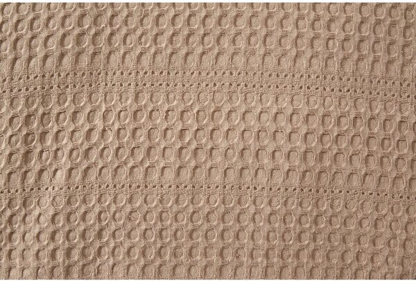 Copriletto beige in cotone 220x240 cm Lotus – Mijolnir