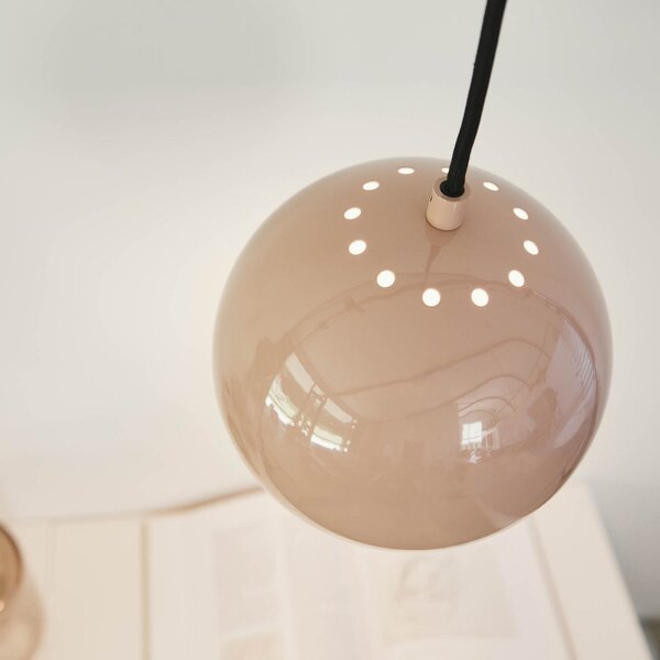 Lampada a sospensione FRANDSEN, Ball, dimmerabile, Beige, Soggiorno, Metallo, Design
