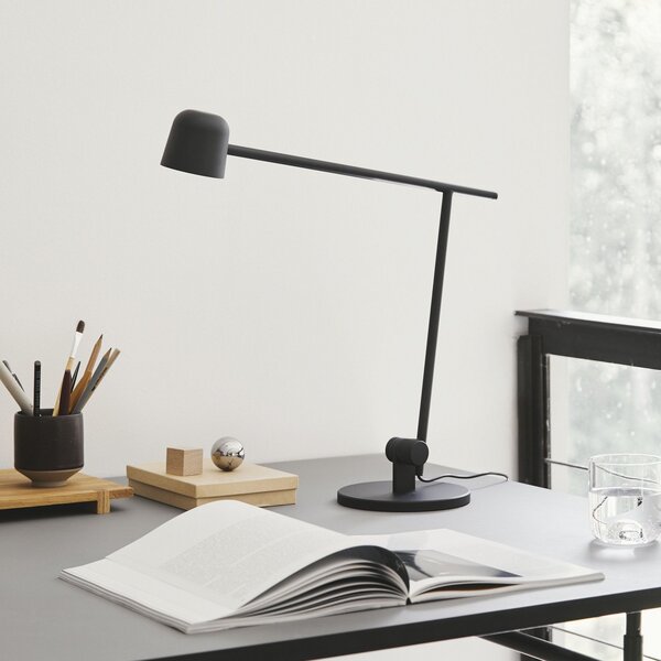 Lampade da tavolo FRANDSEN, Satellite, dimmerabile, Nero, Studio / Ufficio, Metallo, Design
