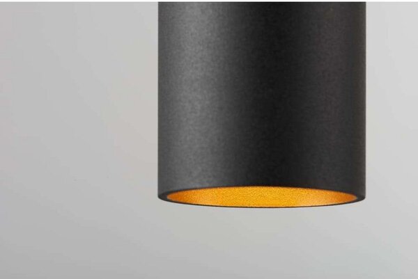 Lampada a sospensione LIGHT-POINT, dimmerabile, Dorato / Ottone, Soggiorno, Metallo