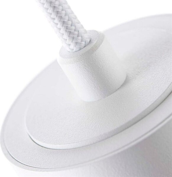 Lampada a sospensione LIGHT-POINT, dimmerabile, Bianco, Soggiorno, Metallo