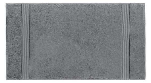 Asciugamano in cotone grigio scuro 50x30 cm Chicago - Foutastic