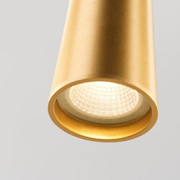 Lampada a sospensione LIGHT-POINT, Dorato / Ottone, Soggiorno, Alluminio