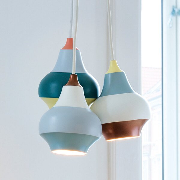 Lampada a sospensione Louis Poulsen, Cirque, dimmerabile, Multicolore, Soggiorno, Metallo, Design