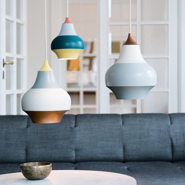 Lampada a sospensione Louis Poulsen, Cirque, dimmerabile, Multicolore, Soggiorno, Metallo, Design