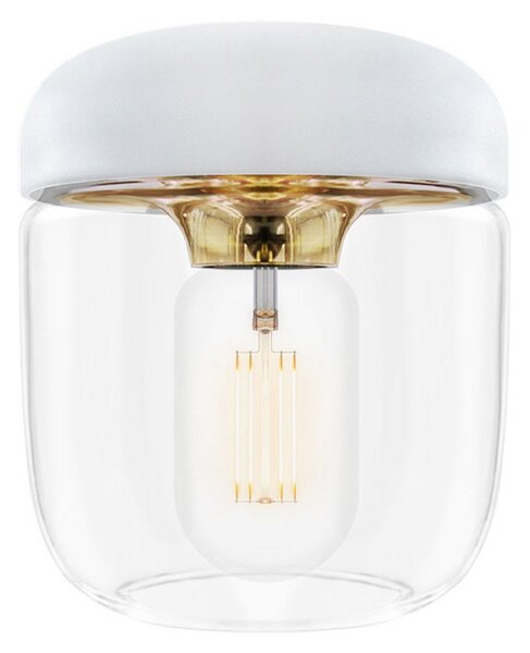 Acorn Paralume Bianco/Ottone Lucidato UMAGE