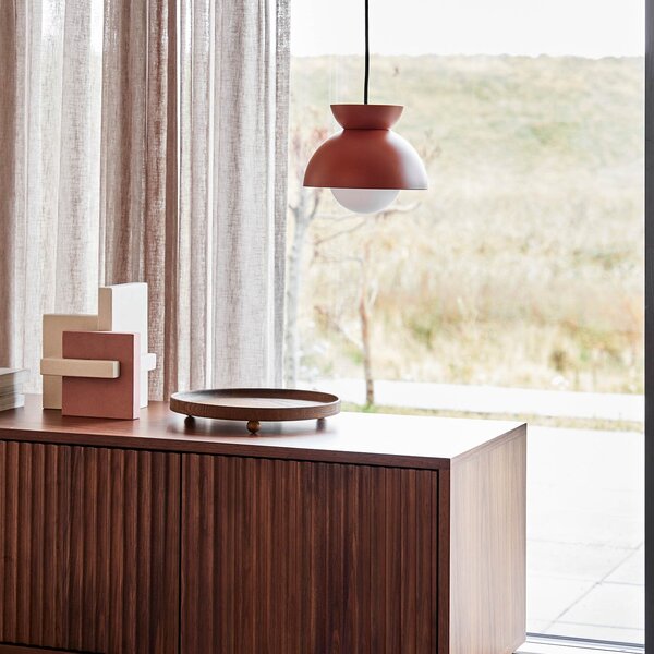 Lampada a sospensione FRANDSEN, Butterfly, dimmerabile, Rosso, Soggiorno, Metallo, Design