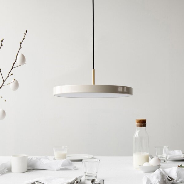 Lampada a sospensione UMAGE, Asteria, dimmerabile, Beige, Soggiorno, Metallo, Design